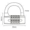 Oxford Навісний замок Oxford 5-digit combination padlock - зображення 4