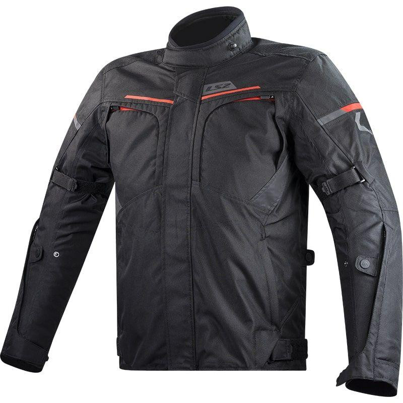 LS2 Мотокуртка LS2 Endurance Man Jacket Black Red XL - зображення 1