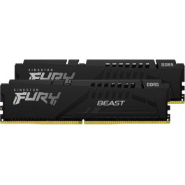   Kingston FURY 64 GB (2x32GB) DDR5 6000 MHz Beast (KF560C30BBK2-64)