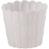 Violet House Горщик для квітів  1054 BAMBOO WHITE д/квітів із дренажем 1.2 л. (1054 BAMBOO WHITE 1.2 л.) - зображення 1