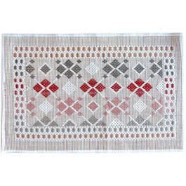   Izzi Home Килимок Geo Jute Rug-4  пудра 50х80 см (201GEDSN44159)