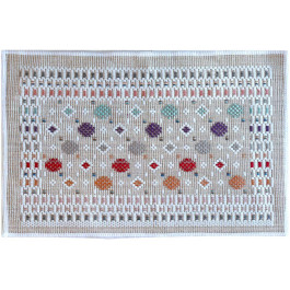   Izzi Home Килимок Geo Jute Rug-3  червоний 50х80 см (606303)