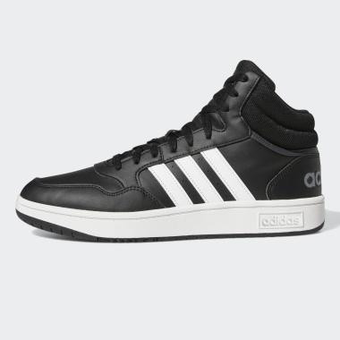 Adidas Чорні чоловічі кеди  HOOPS 3.0 MID GW3020 45 - зображення 1