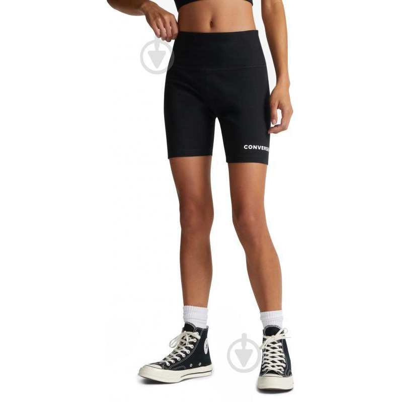 Converse Чорні жіночі шорти  WORDMARK BIKE SHORT con10024539-001 - зображення 1