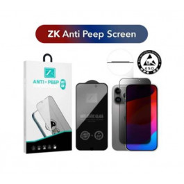   ZK 2.5D Anti Peep 0.26mm для iPhone 15 Pro Max