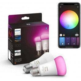   Philips Hue White And Color E27 1100Lm 9W ZigBee Bluetooth Apple HomeKit (929002468802)