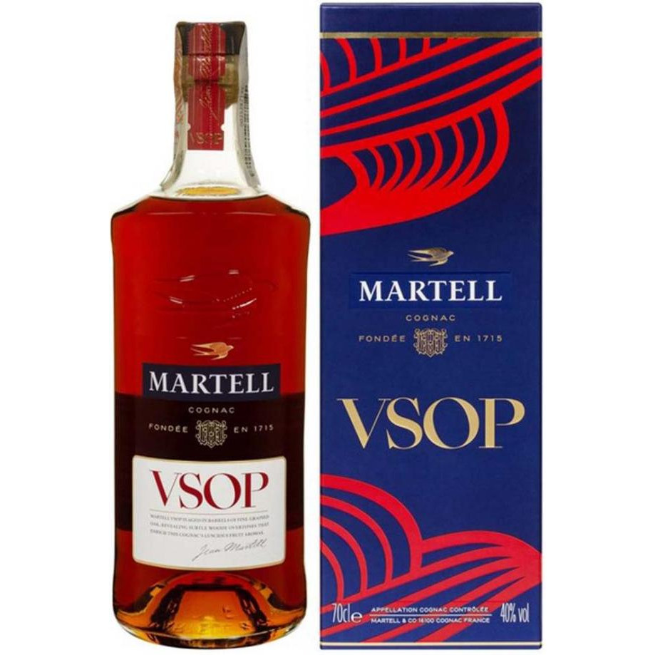 Martell Коньяк  VSOP у подарунковій упаковці 0,7л 40% (3219820005882) - зображення 1