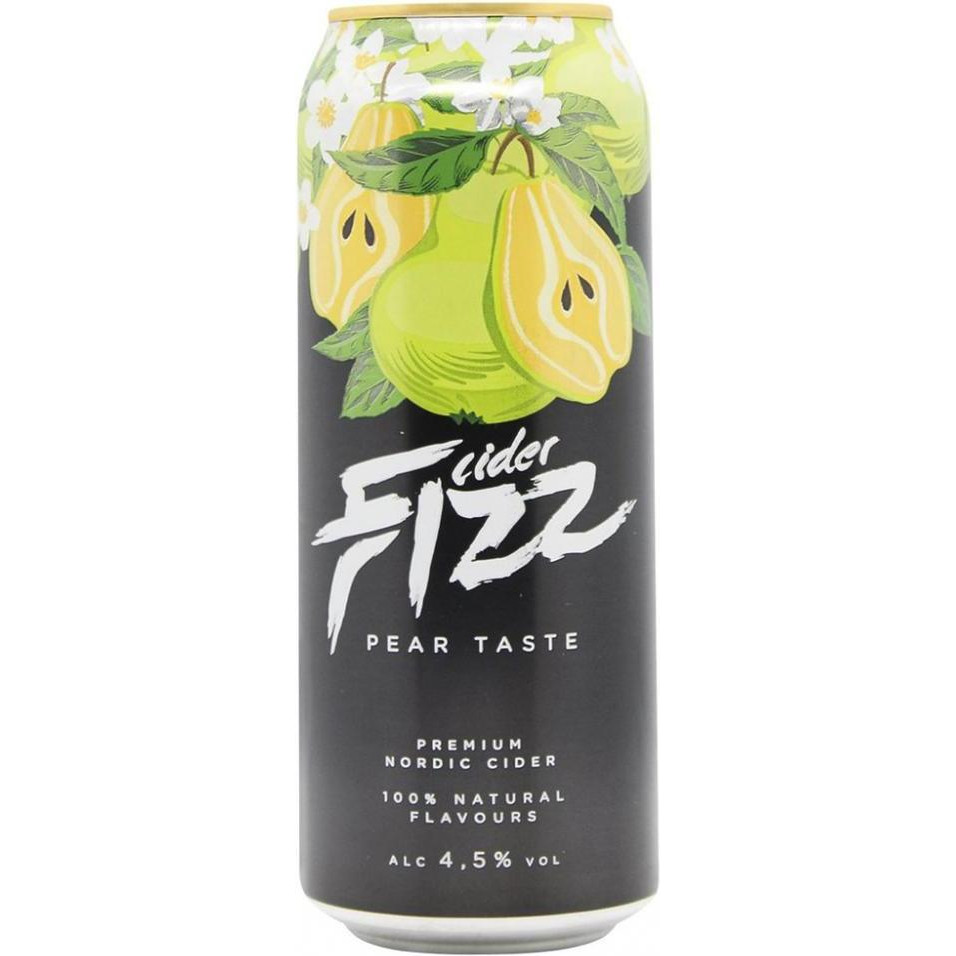 Fizz Сидр  Pear, 4,5%, з/б, 0,5 л (4740098079323) - зображення 1