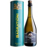   Bagrationi Вино ігристе  Reserve Brut 12% у тубусі 0.75 л (DDSAU3P019)