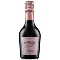   Purcari Ігристе вино  Cuvee de  Brut Rose рожеве брют IGP 12.5% 0.375 л (DDSAU8P070)