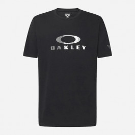   Oakley Футболка довга чоловіча  SI Splatter Tee FOA404138-02E L Чорна з принтом (193517592523)