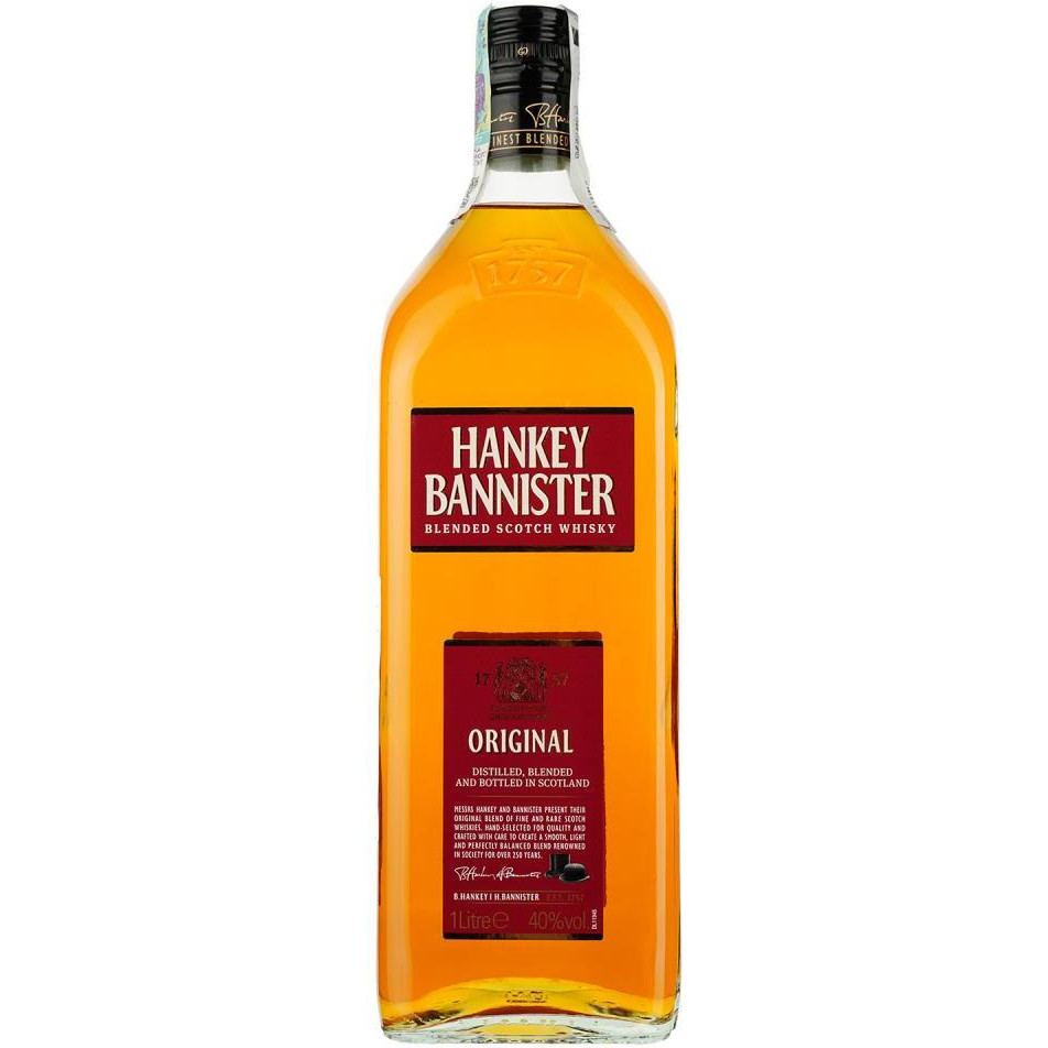 Hankey Bannister Віскі  Original Blended Scotch Whisky 40% 1 л (5010509415293) - зображення 1