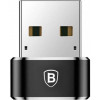 Baseus USB to USB-C Female Black (CAAOTG-01) - зображення 3