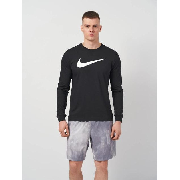 Nike Чоловічий лонгслів  M Nsw Tee Ls Icon Swsh DZ2987-010 XL BLACK (0196153694569) - зображення 1