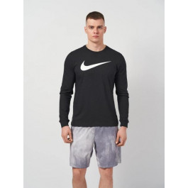   Nike Чоловічий лонгслів  M Nsw Tee Ls Icon Swsh DZ2987-010 XL BLACK (0196153694569)