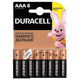   Duracell AAA bat Alkaline 8шт Basic 5005969