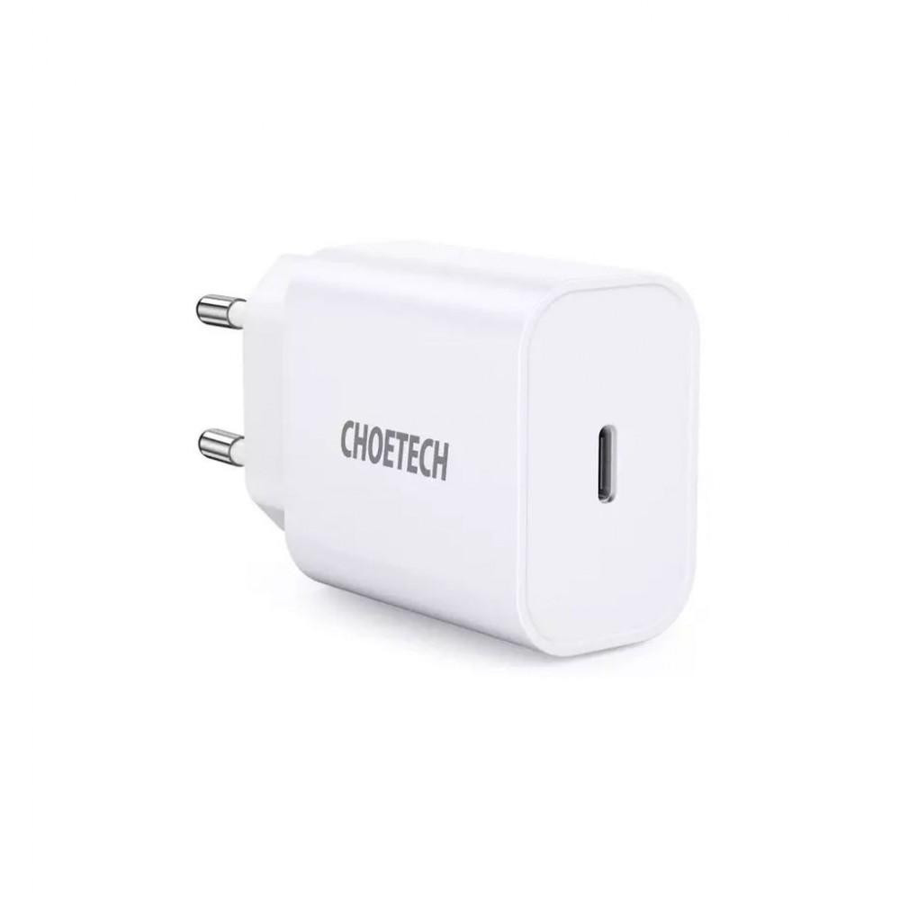 Choetech Q5004 20W USB-C PD Wall Charger White (Q5004-EU-WH) - зображення 1