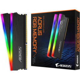   GIGABYTE 16 GB (2x8GB) DDR4 3333 MHz AORUS RGB Black (GP-ARS16G33)