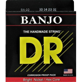   DR BA-10 Tenor Banjo Nickel Plated Strings 10/31