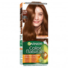   Garnier Стійка фарба  Color Naturals Інтенсивне живлення для волосся 5.34 Карамельний шоколад (3600542600415