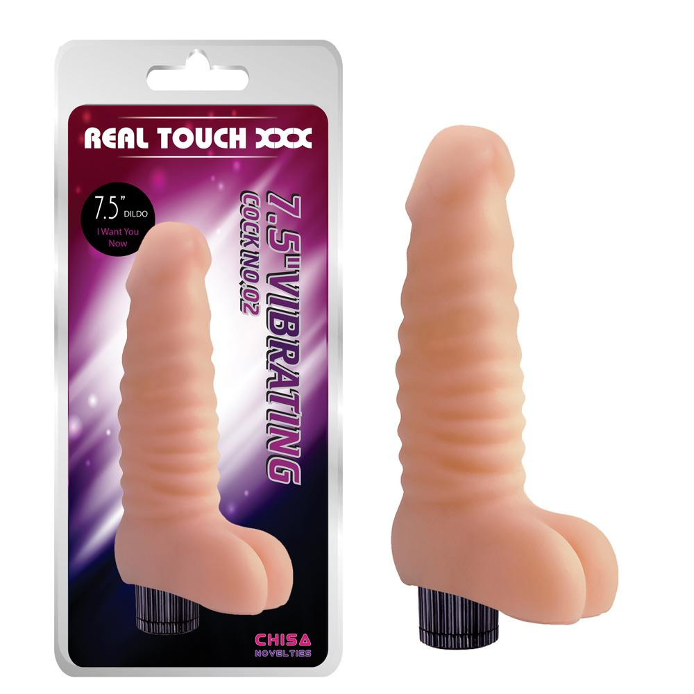 Chisa Novelties Real Touch 7.5 Vibrating Cock No.02 (CH51243) - зображення 1