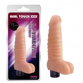   Chisa Novelties Real Touch 7.5 Vibrating Cock No.02 (CH51243)