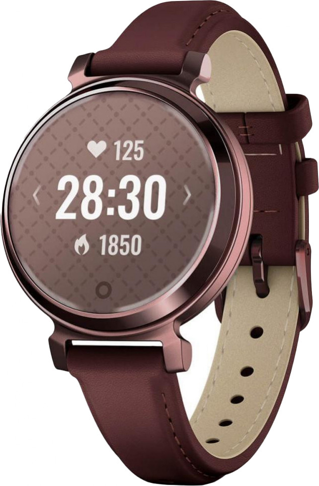 Garmin Lily 2 Classic Dark Bronze with Mulberry Leather Band (010-02839-03/61) - зображення 1