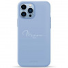 Pump Silicone Minimalistic Case for iPhone 13 Pro Max Meow Blue (PMSLMN13PROMAX-1/249) - зображення 1