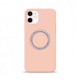   Pump Silicone Minimalistic Case for iPhone 12 mini Circles on Light (PMSLMN12(5.4)-6/168)