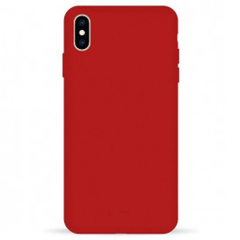   Pump Silicone Case for iPhone XS Red (PMSLXSMAX-16/162)