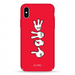   Pump Tender Touch Case for iPhone X Hands Mickey Love (PMTTX/XS-5/103G)