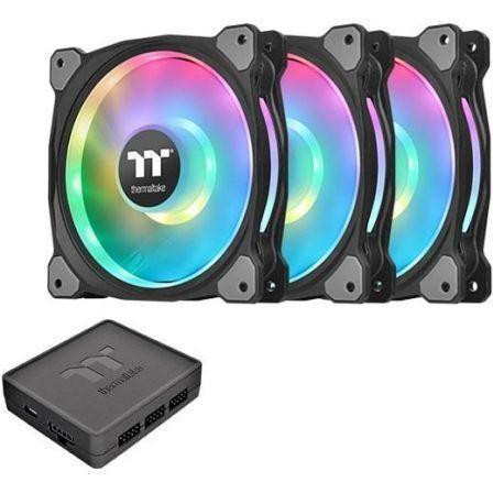 Thermaltake Riing Duo 12 RGB Radiator Fan TT Premium Edition 3-Pack (CL-F073-PL12SW-A) - зображення 1