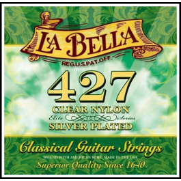   La Bella 427 Pacesetter Elite Clear Nylon Classical Guitar Strings