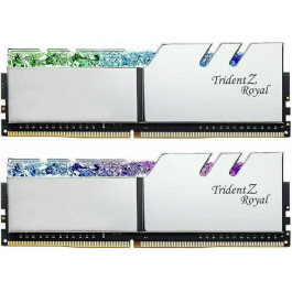   G.Skill 64 GB (2x32GB) DDR4 4400 MHz Trident Z Royal (F4-4400C19D-64GTRS)