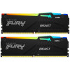 Kingston FURY 32 GB (2x16GB) DDR5 5200 MHz Beast RGB (KF552C36BBEAK2-32) - зображення 1