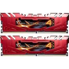   G.Skill 16 GB (2x8GB) DDR4 2666 MHz Ripjaws 4 Red (F4-2666C15D-16GRR)