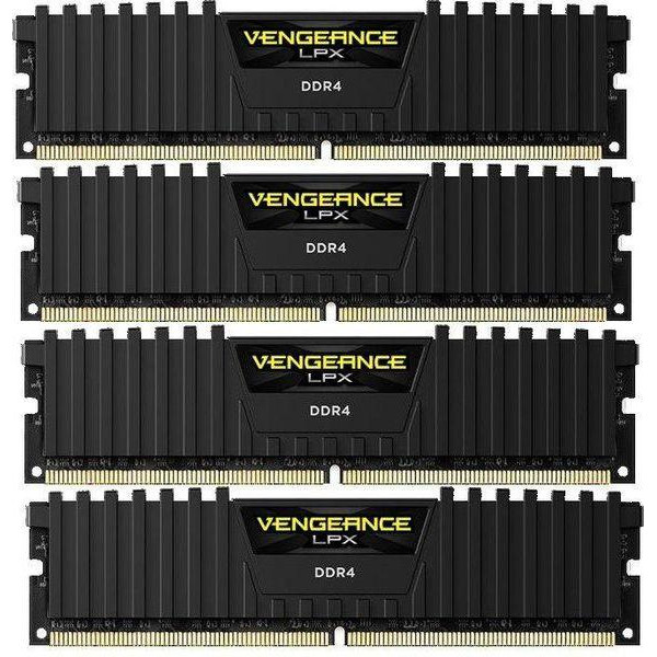 Corsair 32 GB (4x8GB) DDR4 2666 MHz Vengeance LPX (CMK32GX4M4A2666C16) - зображення 1