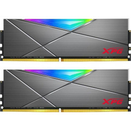   ADATA 16 GB (2x8GB) DDR4 3600 MHz XPG Spectrix D50 RGB Tungsten Gray (AX4U36008G18I-DT50)