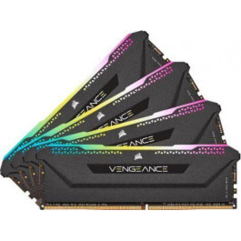   Corsair 32 GB (4x8GB) DDR4 3600 MHz Vengeance RGB PRO SL (CMH32GX4M4D3600C18)