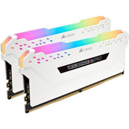   Corsair 16 GB (2x8GB) DDR4 3000 MHz Vengeance RGB Pro White (CMW16GX4M2C3000C15W)