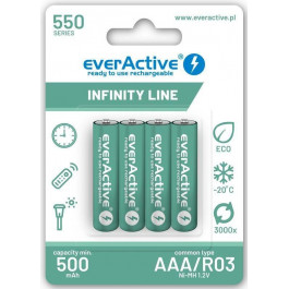   everActive Infinity Line AAA 550mAh 4шт/уп EVHRL03-550