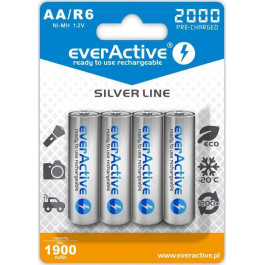   everActive AA 2000mAh NiMh 4шт Professional Line EVHRL6-2000