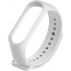 BeCover Ремешок для фитнес браслета  Silicone для Xiaomi Mi Band 3/4 White (704650) - зображення 3