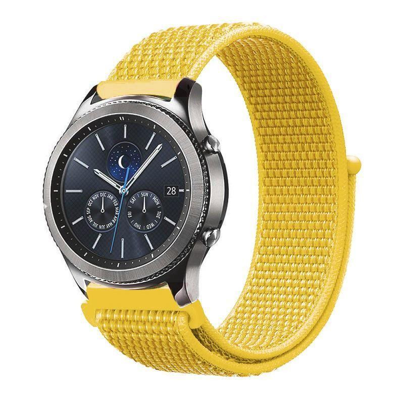 BeCover Ремешок  Nylon Style для Amazfit Stratos 1/2/2S/3/GTR 2/GTR 47mm/GTR Lite 47mm/Nexo/Pace Yellow (705 - зображення 1