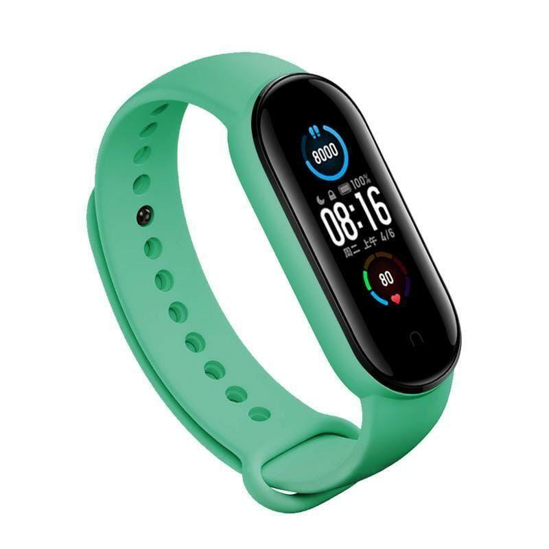 BeCover Силіконовий ремінець для Xiaomi Mi Smart Band 5 / Mi Smart Band 6 Green (705067) - зображення 1