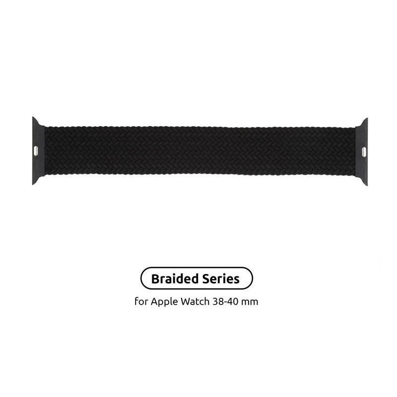 ArmorStandart Ремінець  Braided Solo Loop для Apple Watch 38mm / 40mm Charcoal Size 2 (120 mm) (ARM58060) - зображення 1