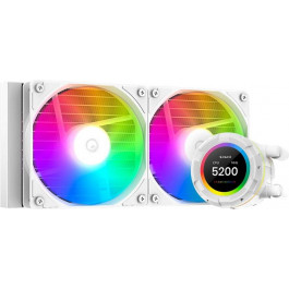   ID-COOLING Space LCD SL240 XE White