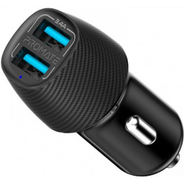   Promate Voltrip-Duo 17W 2 USB Black (voltrip-duo.black)