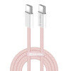 ColorWay USB Type-C to USB Type-C 60W 1m Pink (CW-CBPDCC061-P) - зображення 1