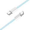 ColorWay USB Type-C to USB Type-C 60W 1m Blue (CW-CBPDCC061-BL) - зображення 4